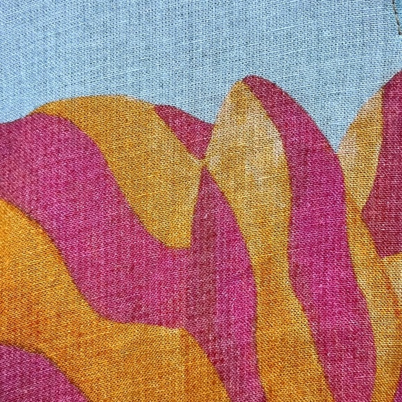 DRESS TO V-Neck Floral Linen Blend Maxi Dress - Picture 9 of 13